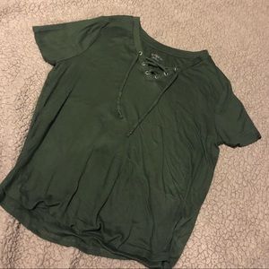 Army green top